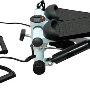 Fanpao TBJ-01 Stepper with Resistance Bands and Monitor – White